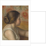 Head of a Young Girl, c.1890 by Pierre Auguste Renoir
