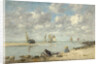 Washerwoman near Trouville, c.1872-6 by Eugene Louis Boudin
