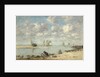Washerwoman near Trouville, c.1872-6 by Eugene Louis Boudin