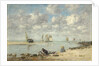 Washerwoman near Trouville, c.1872-6 by Eugene Louis Boudin