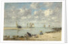 Washerwoman near Trouville, c.1872-6 by Eugene Louis Boudin