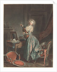 A Woman Playing the Guitar, 1788-9 by Niclas II Lafrensen