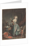 A Woman Playing the Guitar, 1788-9 by Niclas II Lafrensen