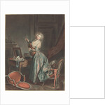 A Woman Playing the Guitar, 1788-9 by Niclas II Lafrensen
