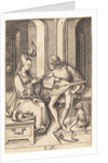 The Lute Player and the Singer, c.1500 by Israhel van the younger Meckenem