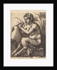 Satyr Woman Playing Bagpipe, c.1525-50 by Hans Sebald Beham