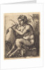 Satyr Woman Playing Bagpipe, c.1525-50 by Hans Sebald Beham