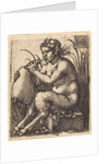 Satyr Woman Playing Bagpipe, c.1525-50 by Hans Sebald Beham