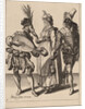 A Blindfolded Cupid Holding a Torch Before a Couple, attributed to Zacharias Dolendo, 1595-6 by Jacques II de Gheyn