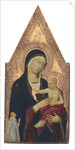 Madonna and Child with Donor, 1325-30 by Lippo Memmi