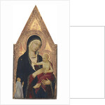 Madonna and Child with Donor, 1325-30 by Lippo Memmi