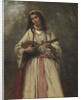 Gypsy Girl With Mandolin, c.1870 by Jean Baptiste Camille Corot