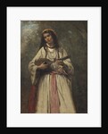 Gypsy Girl With Mandolin, c.1870 by Jean Baptiste Camille Corot