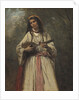 Gypsy Girl With Mandolin, c.1870 by Jean Baptiste Camille Corot