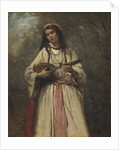Gypsy Girl With Mandolin, c.1870 by Jean Baptiste Camille Corot