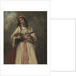 Gypsy Girl With Mandolin, c.1870 by Jean Baptiste Camille Corot