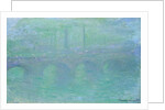 Waterloo Bridge at Dusk, 1904 by Claude Monet
