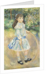 Girl with a Hoop, 1885 by Pierre Auguste Renoir
