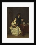 The Music Lesson, c.1670 by Gerard ter Borch or Terborch