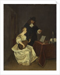 The Music Lesson, c.1670 by Gerard ter Borch or Terborch