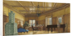 The Music Room of Archduchess Margarete, Princess of Saxony, in Schloss Ambras, 1870-9 by Heinrich von Förster