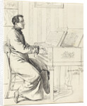 Grimm, Ludwig Emil German, 1790 - 1863 The Artist's Brother-in-Law, Ludwig Hassenpflug, Preparing to Play the Piano, 1826 by Ludwig Emil Grimm