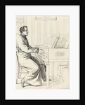 Grimm, Ludwig Emil German, 1790 - 1863 The Artist's Brother-in-Law, Ludwig Hassenpflug, Preparing to Play the Piano, 1826 by Ludwig Emil Grimm