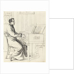 Grimm, Ludwig Emil German, 1790 - 1863 The Artist's Brother-in-Law, Ludwig Hassenpflug, Preparing to Play the Piano, 1826 by Ludwig Emil Grimm