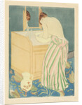 Woman bathing, 1890-1 by Mary Stevenson Cassatt