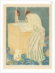 Woman bathing, 1890-1 by Mary Stevenson Cassatt