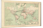 World map of telegraph lines published by the International Telegraph Bureau, 1901 Scale: [ca. 1:70,000,000] by Anonymous