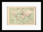 World map of telegraph lines published by the International Telegraph Bureau, 1901 Scale: [ca. 1:70,000,000] by Anonymous