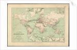 World map of telegraph lines published by the International Telegraph Bureau, 1901 Scale: [ca. 1:70,000,000] by Anonymous