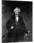 Samuel Morse and his recorder, 1857 by Mathew Brady