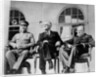 Roosevelt, Stalin, and Churchill at the Teheran conference, 1943 by Anonymous