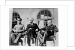Roosevelt, Stalin, and Churchill at the Teheran conference, 1943 by Anonymous
