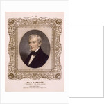 US president William Henry Harrison, 1846 by Albert Newsam