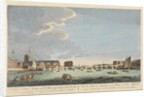 A View of London Bridge with the Ruins of the Temporary Bridge after the Fire of 11th April 1758 by English School