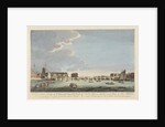 A View of London Bridge with the Ruins of the Temporary Bridge after the Fire of 11th April 1758 by English School