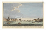 A View of London Bridge with the Ruins of the Temporary Bridge after the Fire of 11th April 1758 by English School