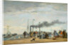 Jetty and Wharf at Trouville, 1863 by Eugene Louis Boudin