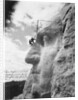 Gutzon Borglum inspecting work on Washington at Mount Rushmore, 1932 by American Photographer