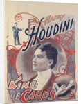Harry Houdini, King of Cards, 1895 by American School