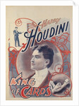Harry Houdini, King of Cards, 1895 by American School