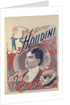 Harry Houdini, King of Cards, 1895 by American School