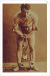 Harry Houdini in chains, c.1899 by American Photographer