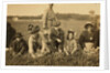 Annette Roy said to be 7 and Napoleon Ruel said to be 9 picking cranberries at Smart's Bog, South Carver, Massachusetts, 1911 by Lewis Wickes Hine