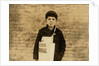 Tony Casale known as 'Bologna' aged 11, selling papers for 4 years, bitten by his father for not selling enough, Hartford, Connecticut, 1909 by Lewis Wickes Hine