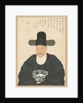 Portrait of Scholar-official Ahn in his Fifties, 19th century by Chae-gwan Yi