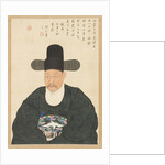 Portrait of Scholar-official Ahn in his Fifties, 19th century by Chae-gwan Yi